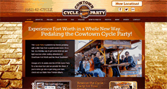 Desktop Screenshot of cowtowncycleparty.com