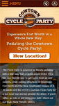 Mobile Screenshot of cowtowncycleparty.com
